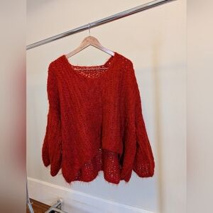 Open Knit Sweater